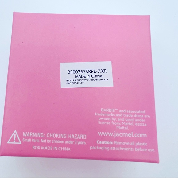 Barbie Charm Silver Tone Chain Bracelet NIB - Picture 9 of 9